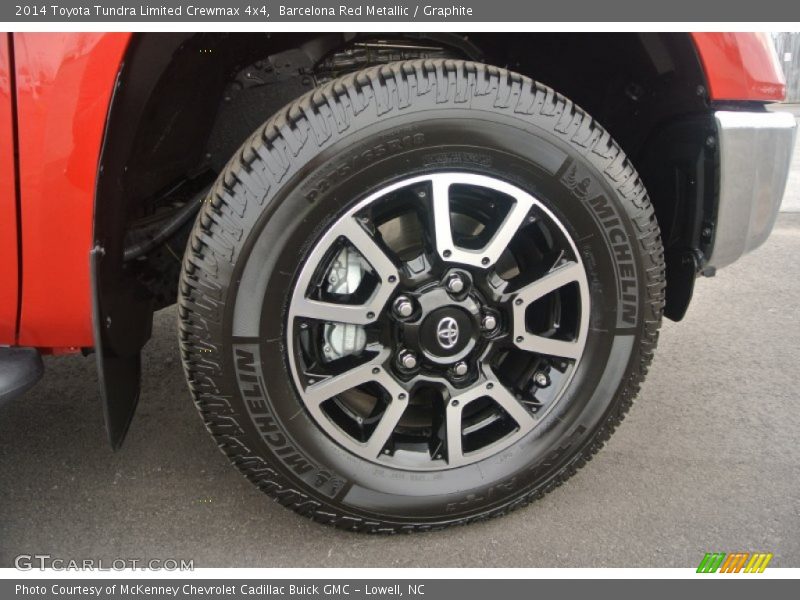 Barcelona Red Metallic / Graphite 2014 Toyota Tundra Limited Crewmax 4x4