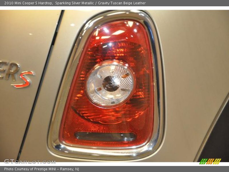 Sparkling Silver Metallic / Gravity Tuscan Beige Leather 2010 Mini Cooper S Hardtop