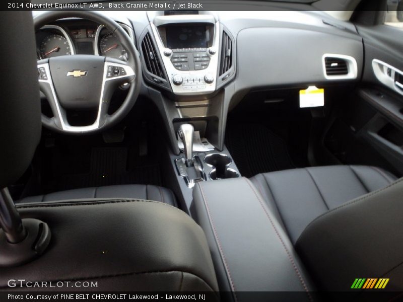 Black Granite Metallic / Jet Black 2014 Chevrolet Equinox LT AWD