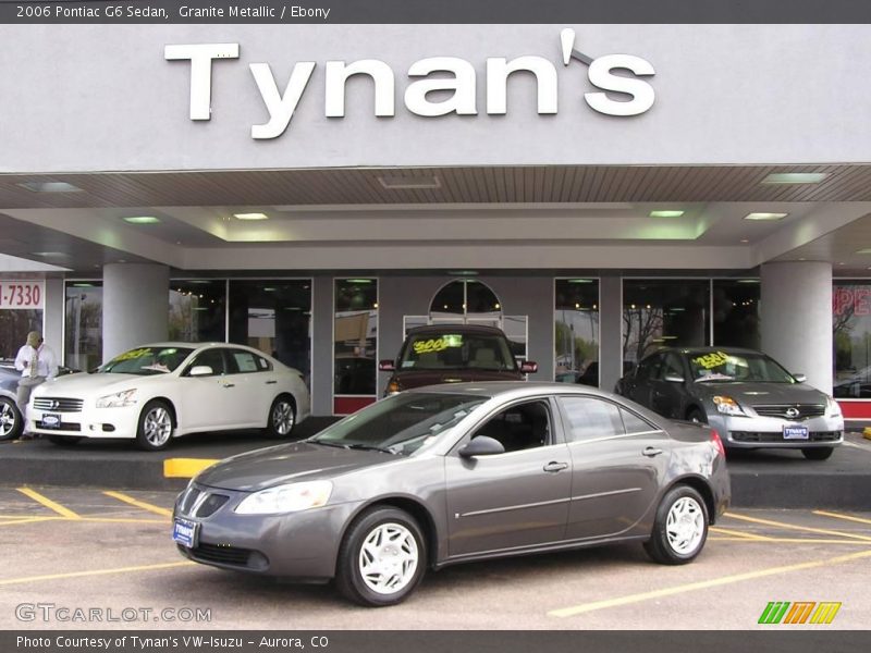 Granite Metallic / Ebony 2006 Pontiac G6 Sedan