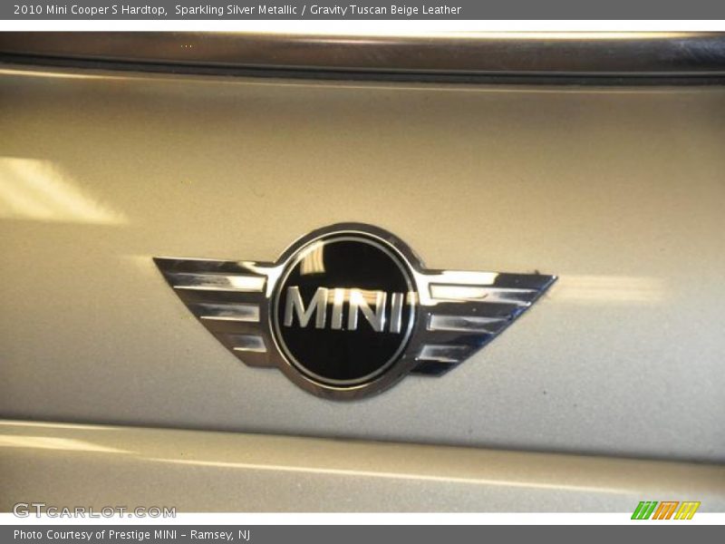 Sparkling Silver Metallic / Gravity Tuscan Beige Leather 2010 Mini Cooper S Hardtop