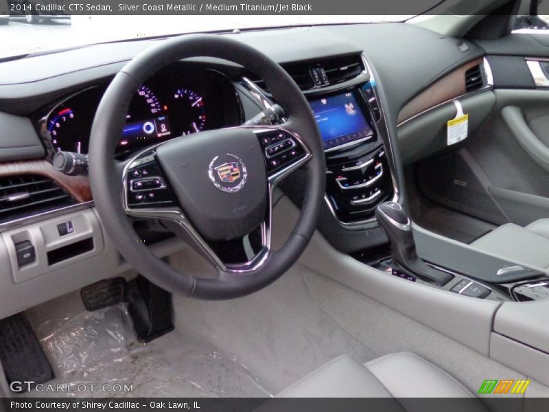 Medium Titanium/Jet Black Interior - 2014 CTS Sedan 