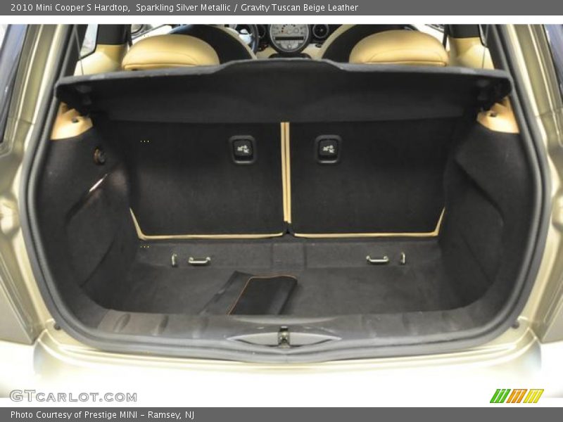 Sparkling Silver Metallic / Gravity Tuscan Beige Leather 2010 Mini Cooper S Hardtop