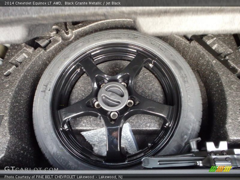Black Granite Metallic / Jet Black 2014 Chevrolet Equinox LT AWD