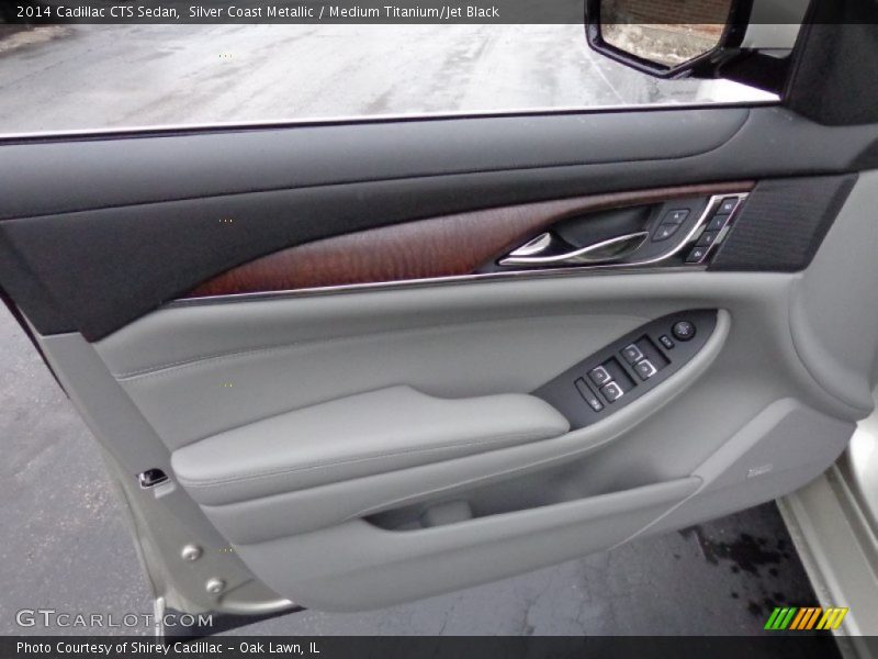 Silver Coast Metallic / Medium Titanium/Jet Black 2014 Cadillac CTS Sedan