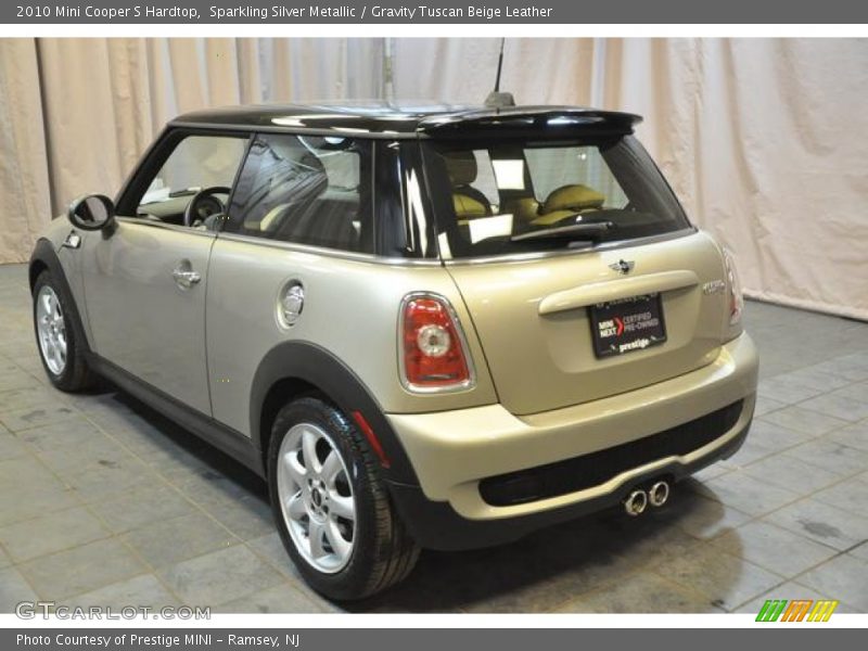 Sparkling Silver Metallic / Gravity Tuscan Beige Leather 2010 Mini Cooper S Hardtop