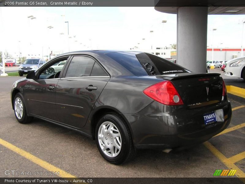 Granite Metallic / Ebony 2006 Pontiac G6 Sedan