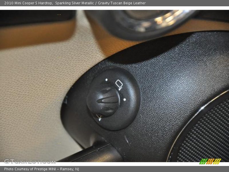 Sparkling Silver Metallic / Gravity Tuscan Beige Leather 2010 Mini Cooper S Hardtop