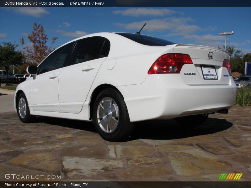 Taffeta White / Ivory 2008 Honda Civic Hybrid Sedan