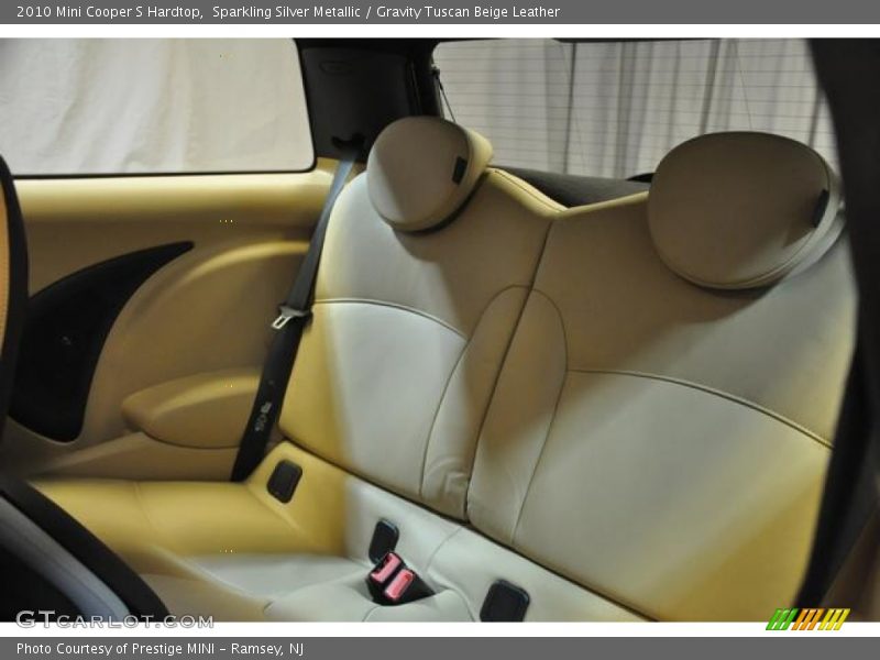 Sparkling Silver Metallic / Gravity Tuscan Beige Leather 2010 Mini Cooper S Hardtop