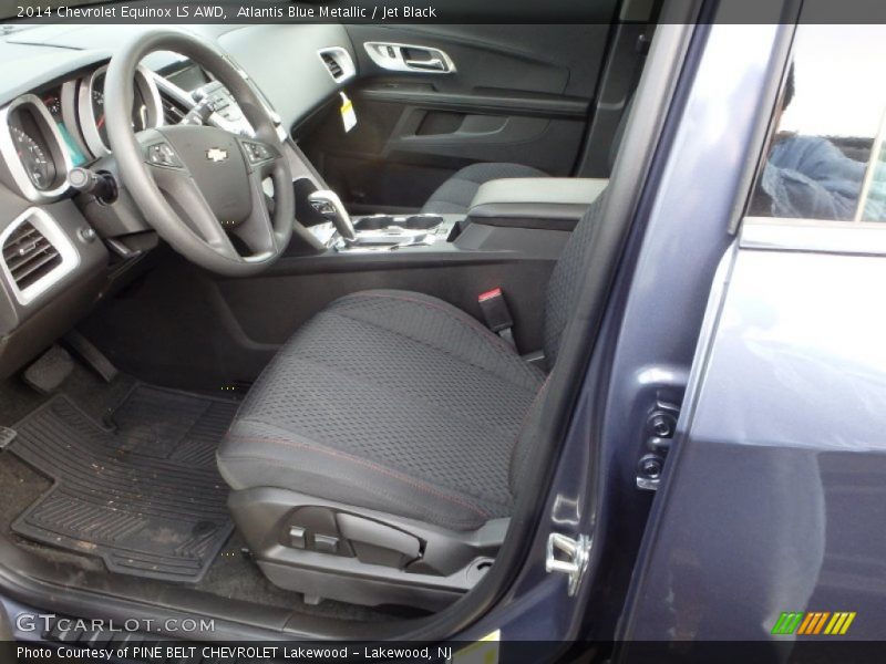 Atlantis Blue Metallic / Jet Black 2014 Chevrolet Equinox LS AWD