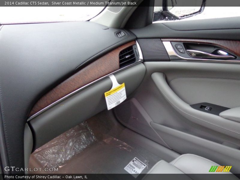 Silver Coast Metallic / Medium Titanium/Jet Black 2014 Cadillac CTS Sedan
