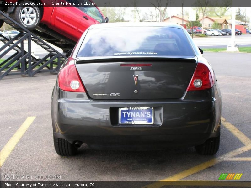 Granite Metallic / Ebony 2006 Pontiac G6 Sedan