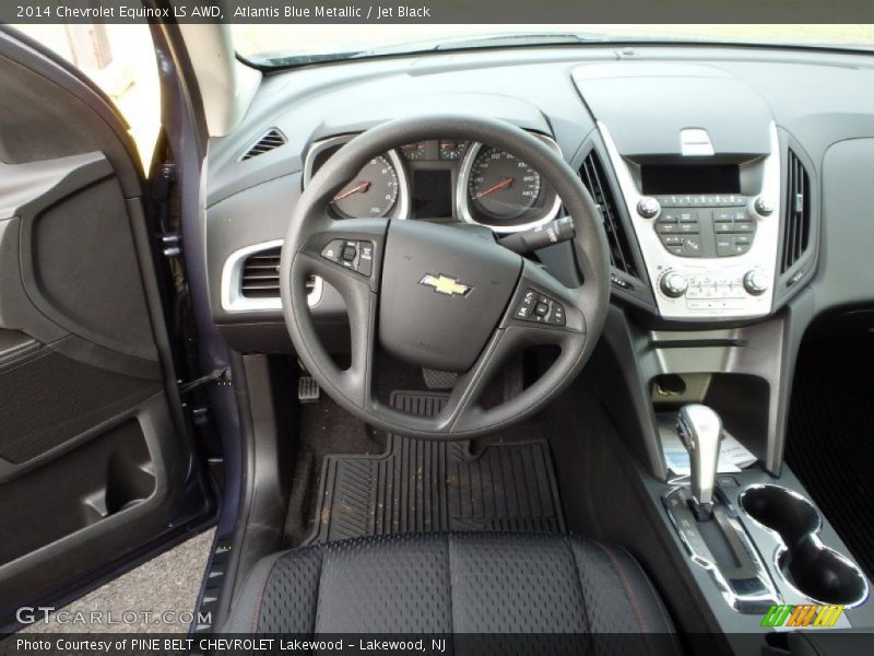 Atlantis Blue Metallic / Jet Black 2014 Chevrolet Equinox LS AWD