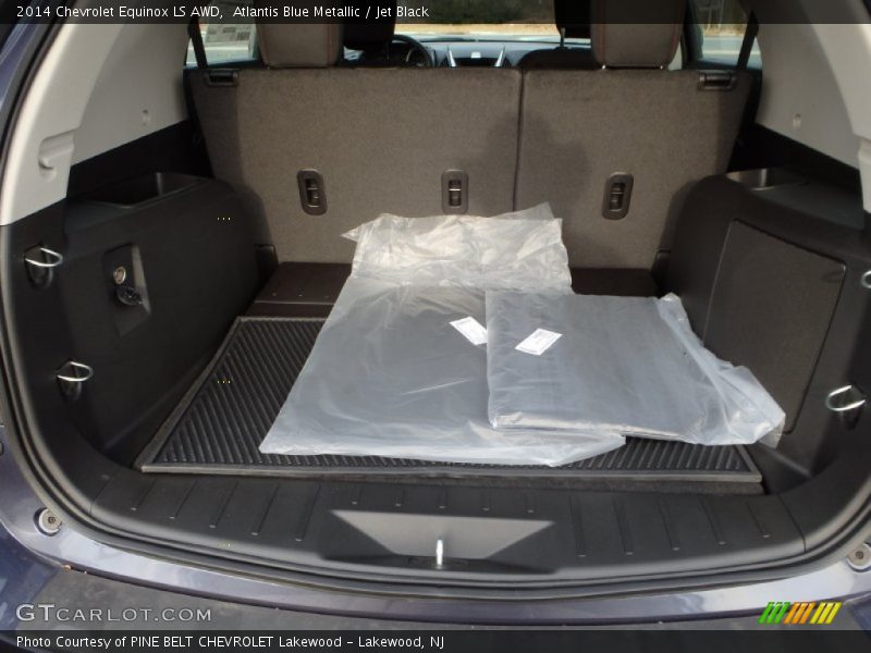 Atlantis Blue Metallic / Jet Black 2014 Chevrolet Equinox LS AWD