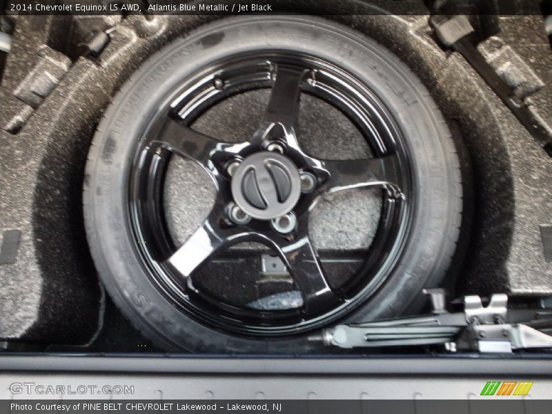 Atlantis Blue Metallic / Jet Black 2014 Chevrolet Equinox LS AWD