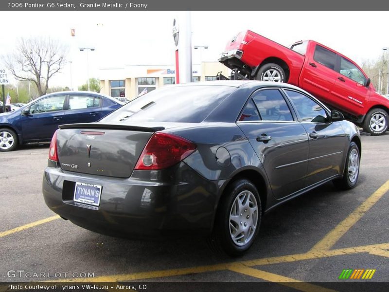 Granite Metallic / Ebony 2006 Pontiac G6 Sedan