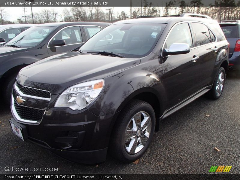 Ashen Gray Metallic / Jet Black 2014 Chevrolet Equinox LT