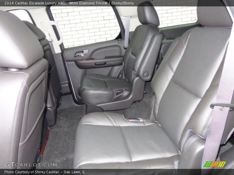 White Diamond Tricoat / Ebony/Ebony 2014 Cadillac Escalade Luxury AWD