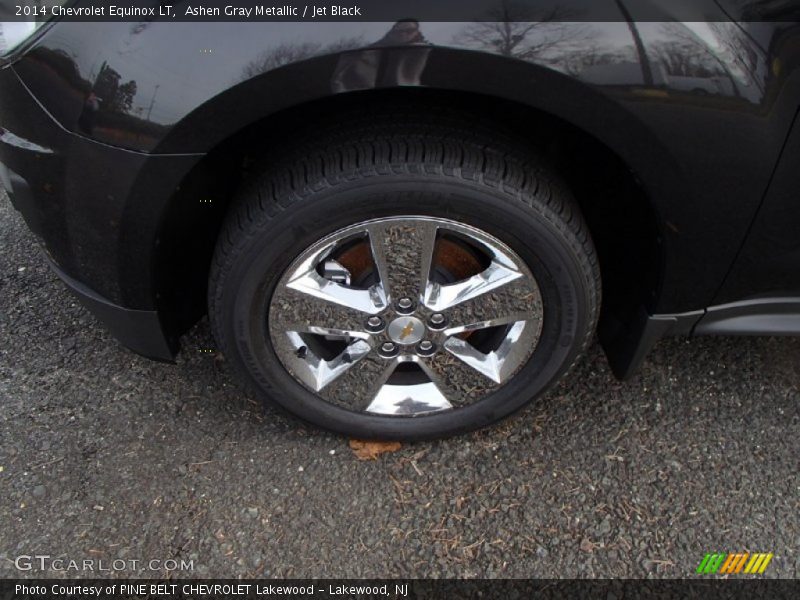 Ashen Gray Metallic / Jet Black 2014 Chevrolet Equinox LT