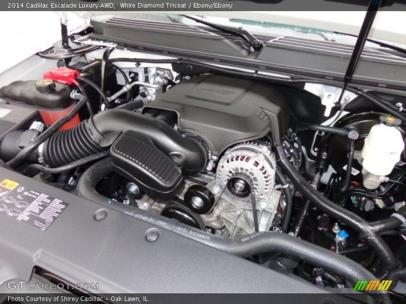  2014 Escalade Luxury AWD Engine - 6.2 Liter OHV 16-Valve VVT Flex-Fuel V8