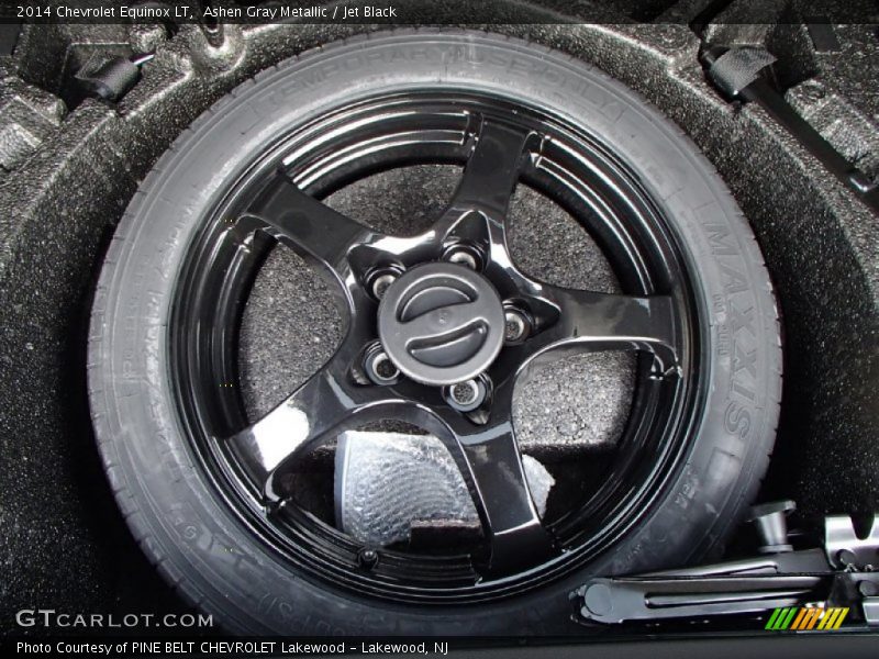 Ashen Gray Metallic / Jet Black 2014 Chevrolet Equinox LT