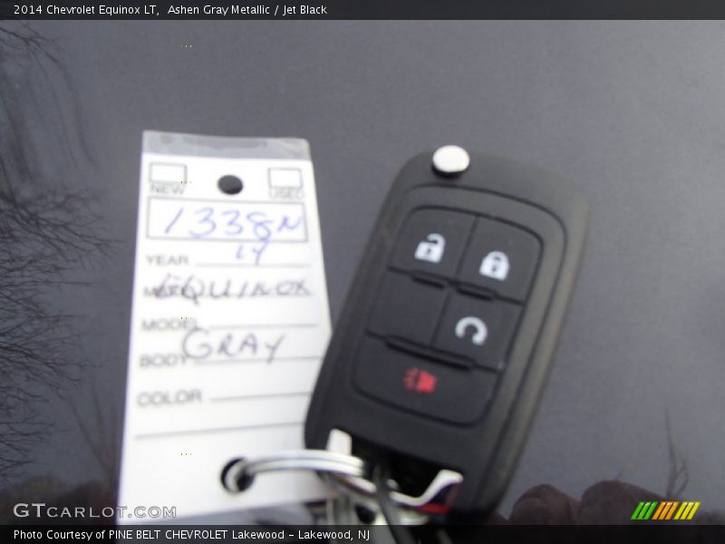 Ashen Gray Metallic / Jet Black 2014 Chevrolet Equinox LT