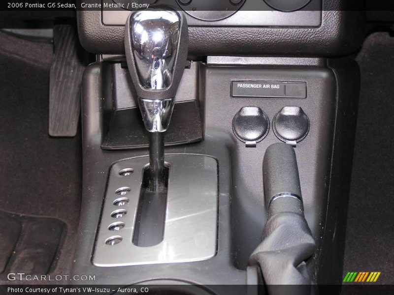Granite Metallic / Ebony 2006 Pontiac G6 Sedan
