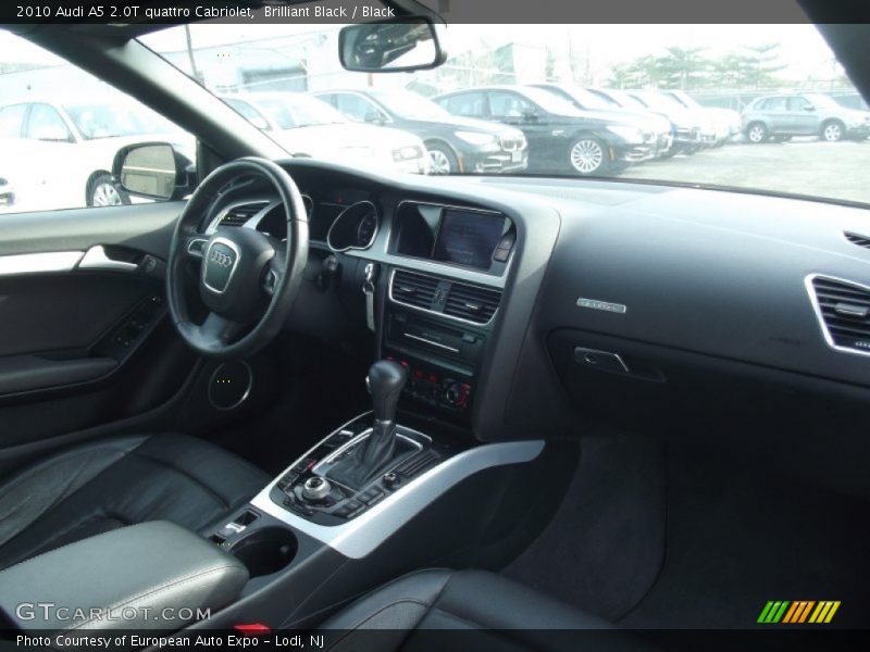 Brilliant Black / Black 2010 Audi A5 2.0T quattro Cabriolet