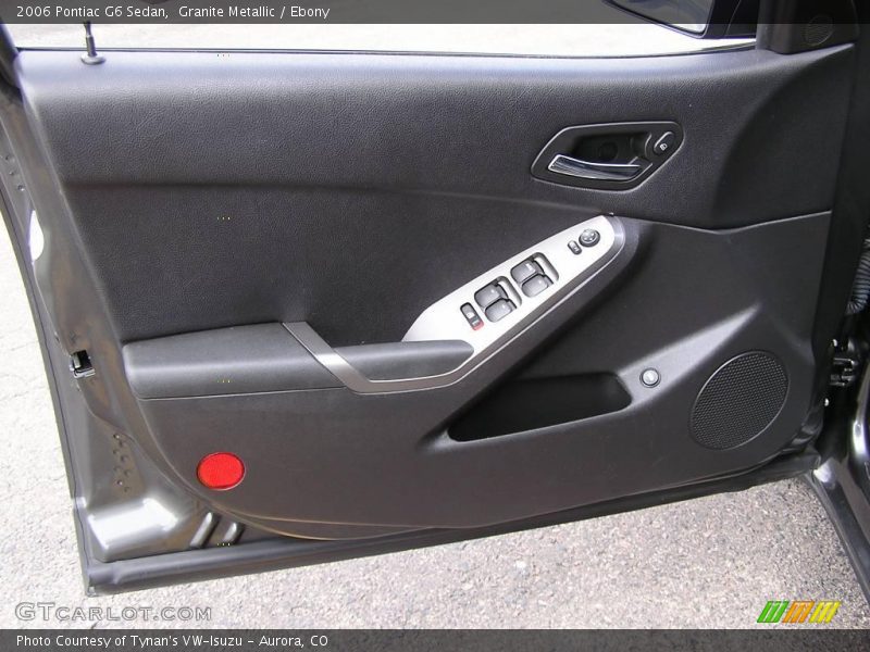 Granite Metallic / Ebony 2006 Pontiac G6 Sedan