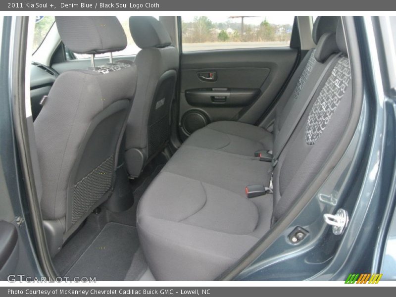 Rear Seat of 2011 Soul +