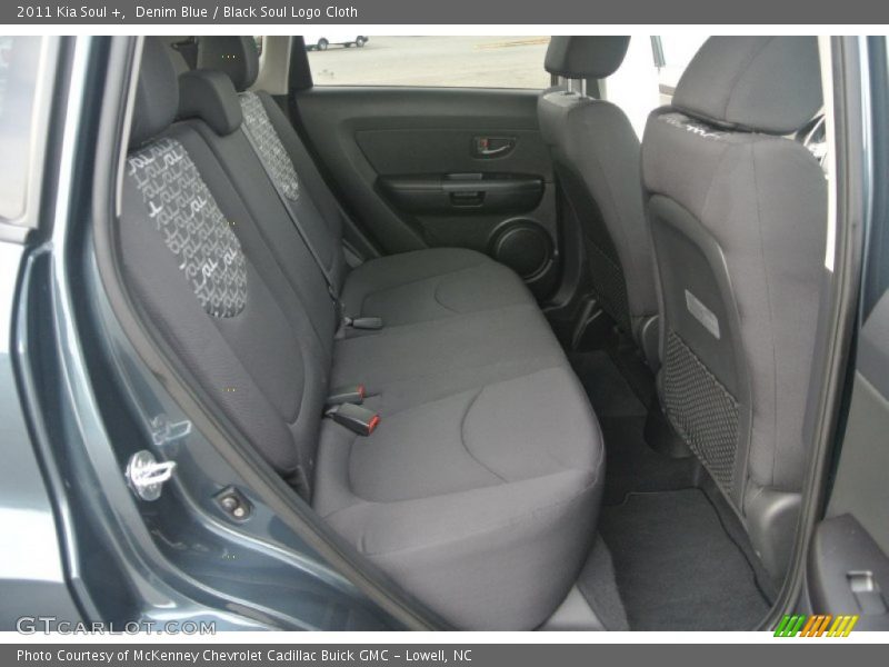 Rear Seat of 2011 Soul +