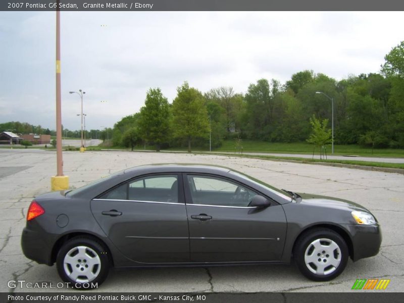 Granite Metallic / Ebony 2007 Pontiac G6 Sedan