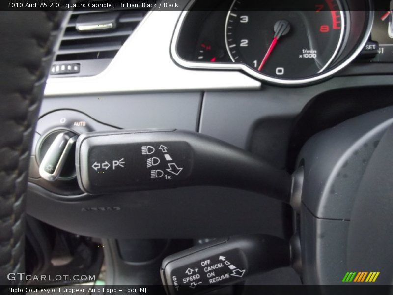Brilliant Black / Black 2010 Audi A5 2.0T quattro Cabriolet