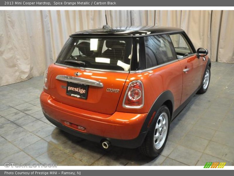 Spice Orange Metallic / Carbon Black 2013 Mini Cooper Hardtop