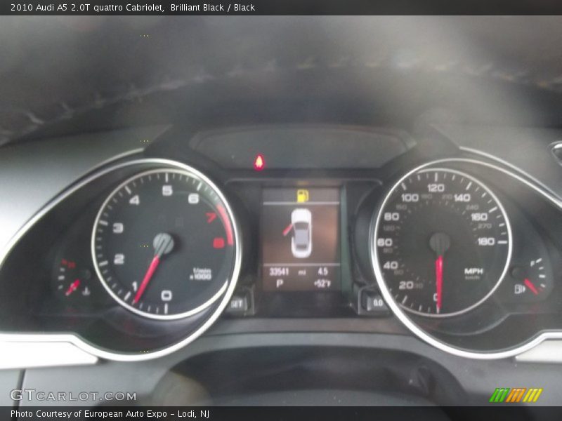Brilliant Black / Black 2010 Audi A5 2.0T quattro Cabriolet