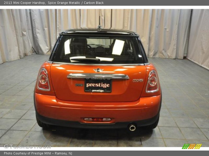 Spice Orange Metallic / Carbon Black 2013 Mini Cooper Hardtop