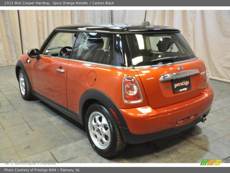 Spice Orange Metallic / Carbon Black 2013 Mini Cooper Hardtop