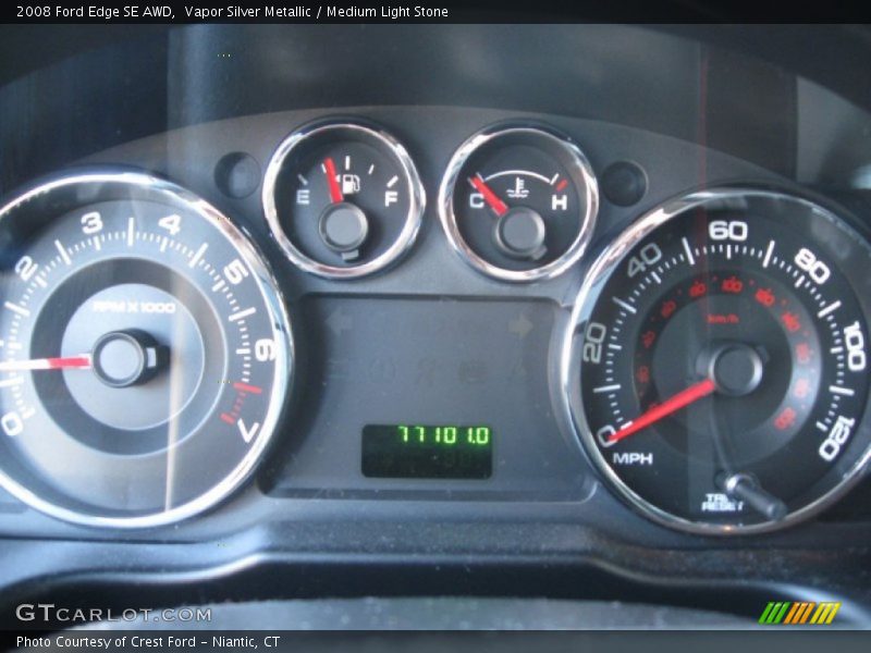 Vapor Silver Metallic / Medium Light Stone 2008 Ford Edge SE AWD