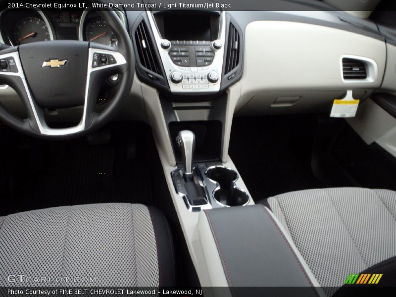 White Diamond Tricoat / Light Titanium/Jet Black 2014 Chevrolet Equinox LT