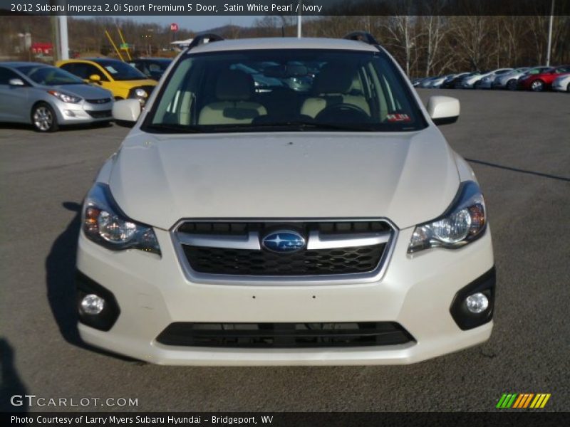 Satin White Pearl / Ivory 2012 Subaru Impreza 2.0i Sport Premium 5 Door