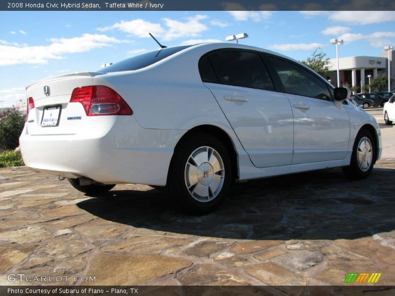 Taffeta White / Ivory 2008 Honda Civic Hybrid Sedan