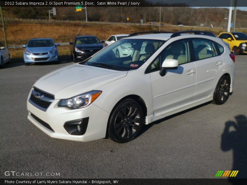 Satin White Pearl / Ivory 2012 Subaru Impreza 2.0i Sport Premium 5 Door