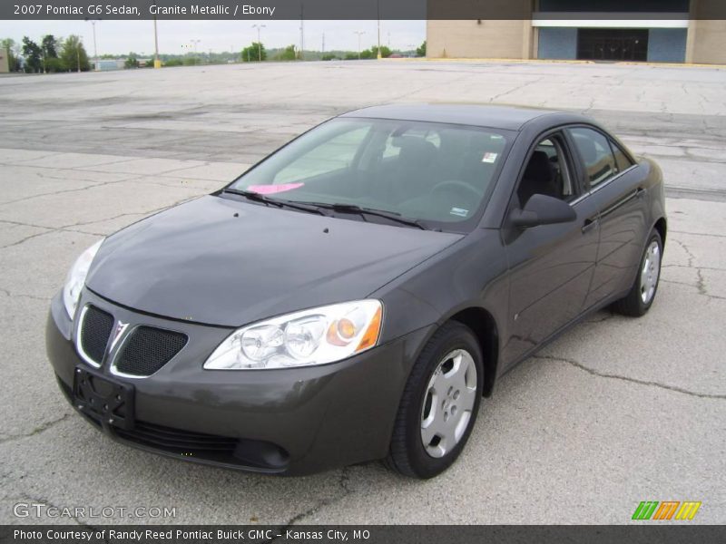 Granite Metallic / Ebony 2007 Pontiac G6 Sedan