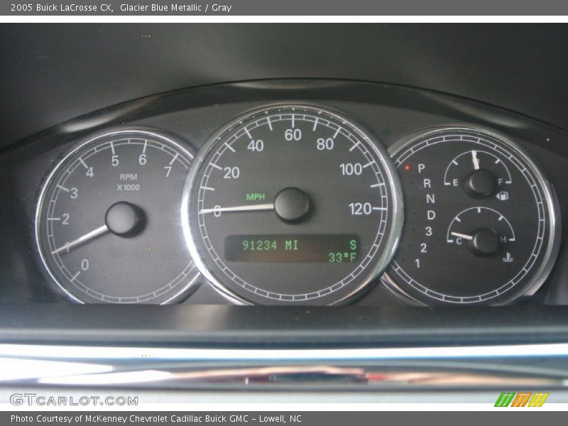 Glacier Blue Metallic / Gray 2005 Buick LaCrosse CX