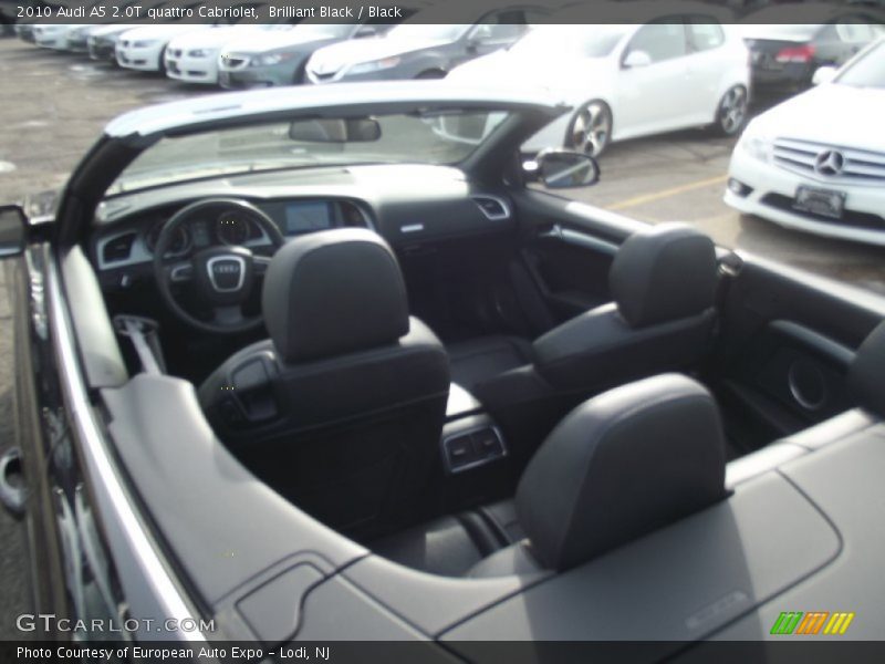Brilliant Black / Black 2010 Audi A5 2.0T quattro Cabriolet