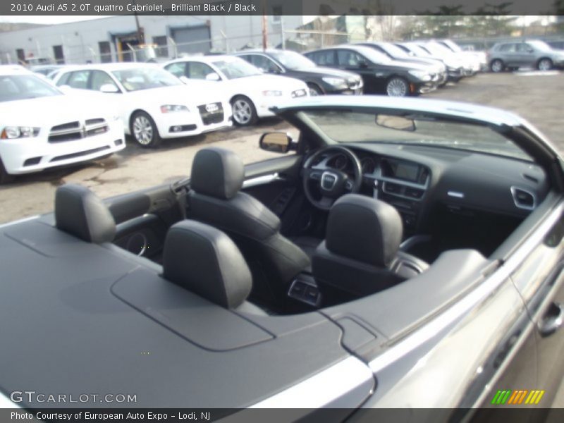 Brilliant Black / Black 2010 Audi A5 2.0T quattro Cabriolet