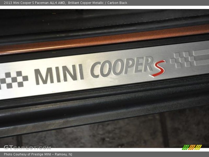 Brilliant Copper Metallic / Carbon Black 2013 Mini Cooper S Paceman ALL4 AWD