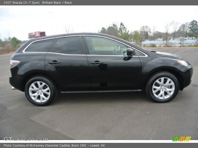 Brilliant Black / Black 2007 Mazda CX-7 Sport