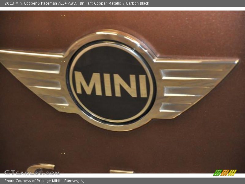 Brilliant Copper Metallic / Carbon Black 2013 Mini Cooper S Paceman ALL4 AWD